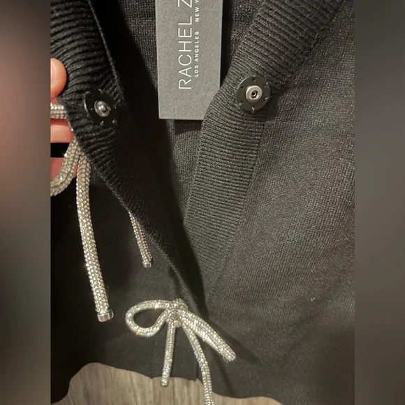 Rachel Zoe Sparkly Bow Cardigan - Picture 9 of 9